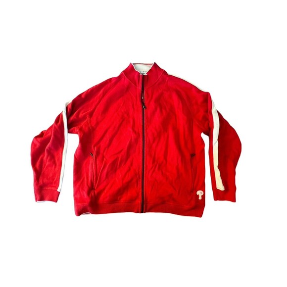 Tommy‎ Bahama Mens Baseball MLB Philadelphia Phillies Zip Sweater Red Sz 2XL - Picture 9 of 15